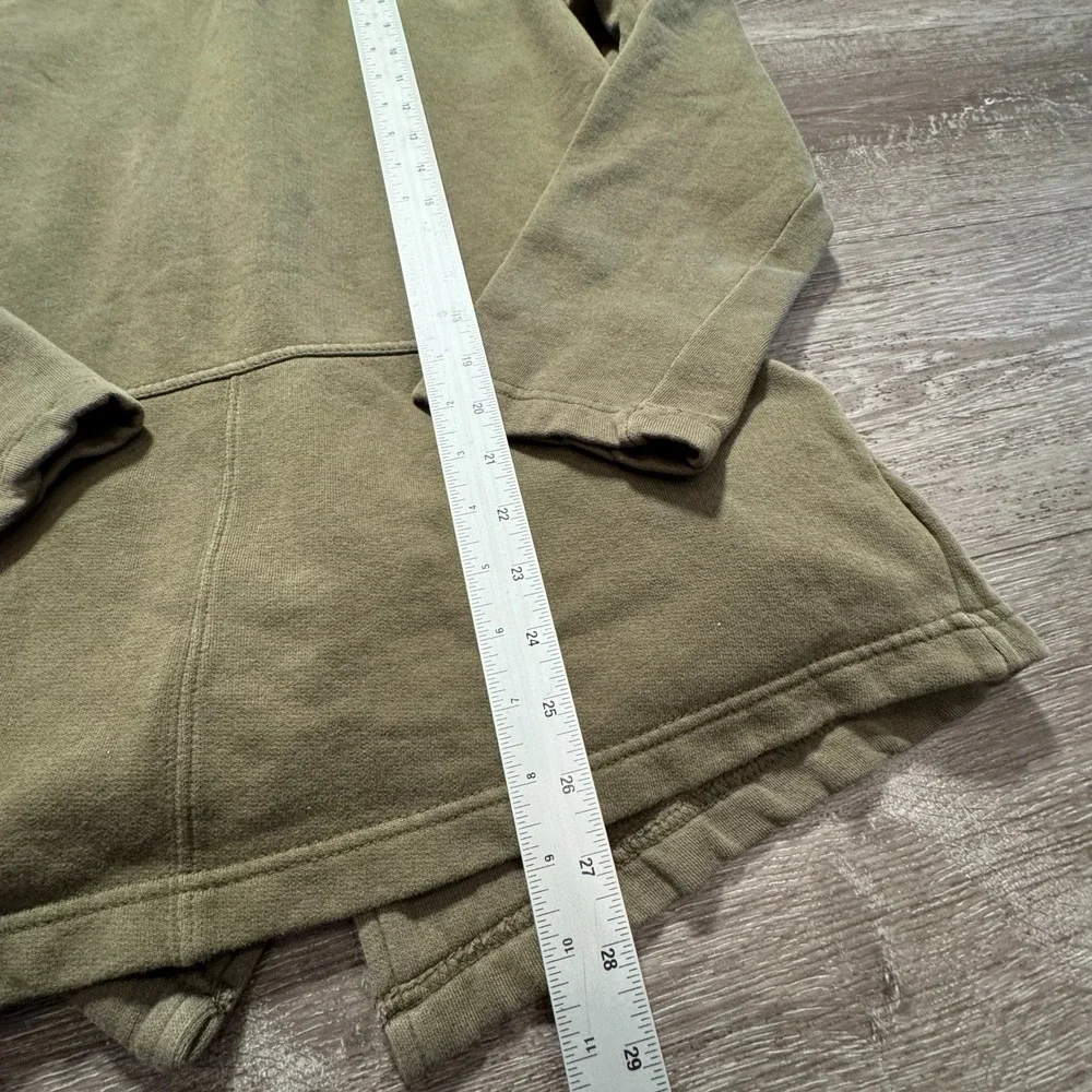 Prana Jacket Womens Medium Green‎ Tori Button Up Fleece Knit Sweater 100% Cotton - Picture 8 of 9